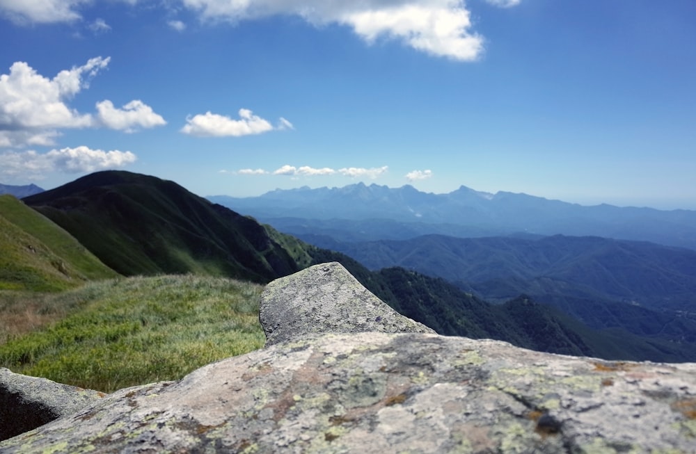 a rocky mountain top