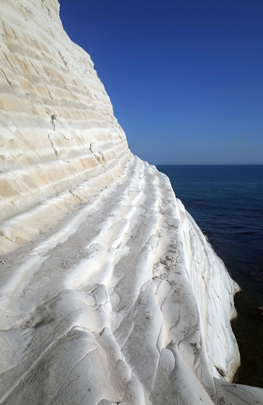 a large rocky cliff