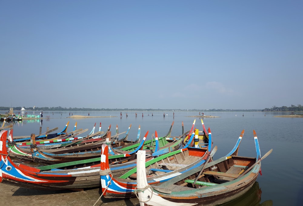 boats on the beach