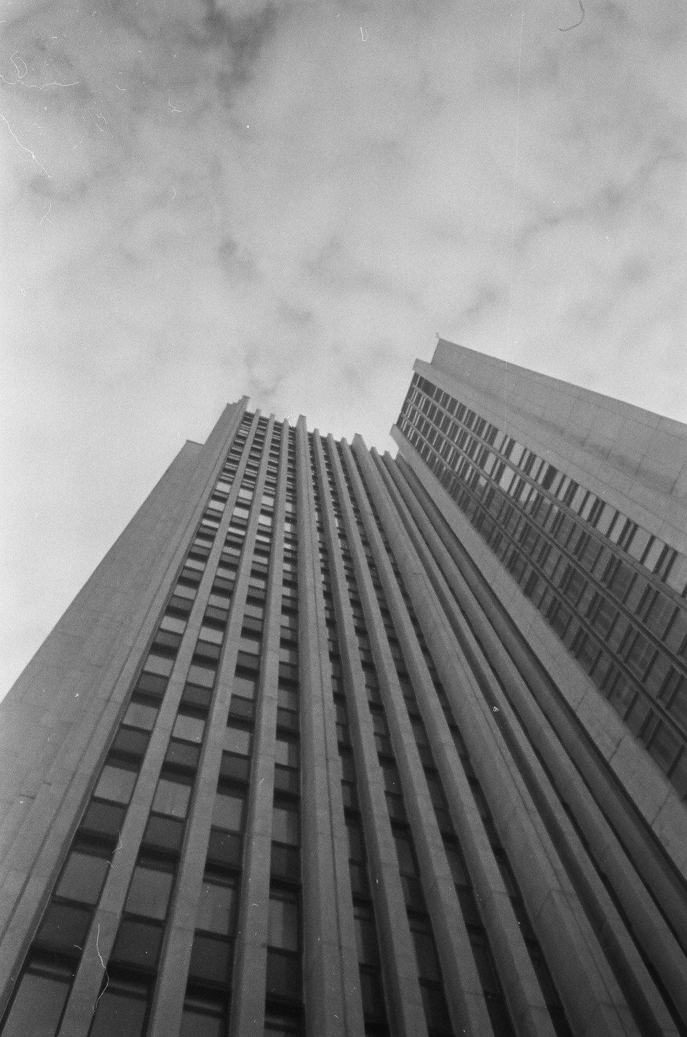 a low angle view of a building