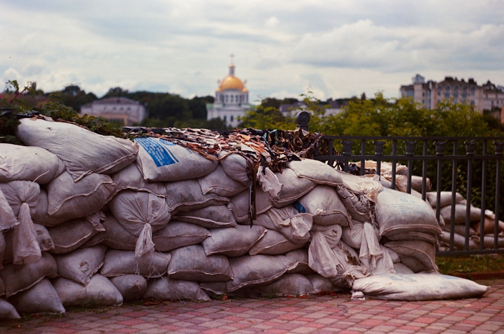 a pile of rocks