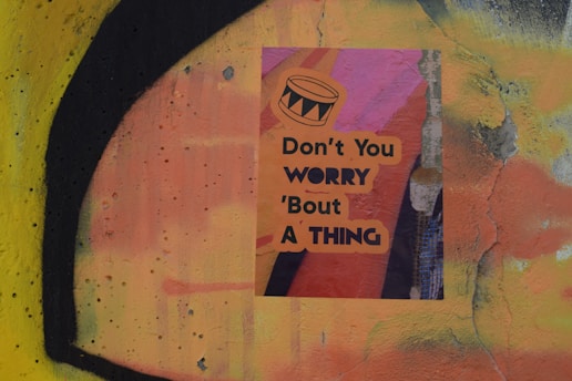 a sign on a wall
