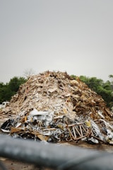 a pile of garbage
