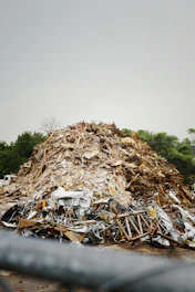 a pile of garbage