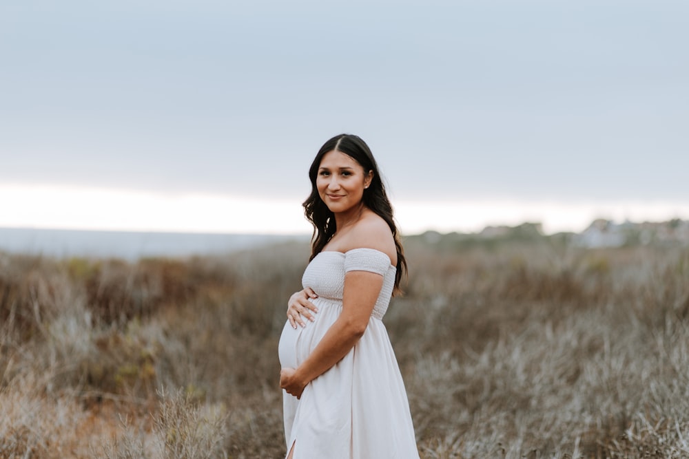 a person in a white dress