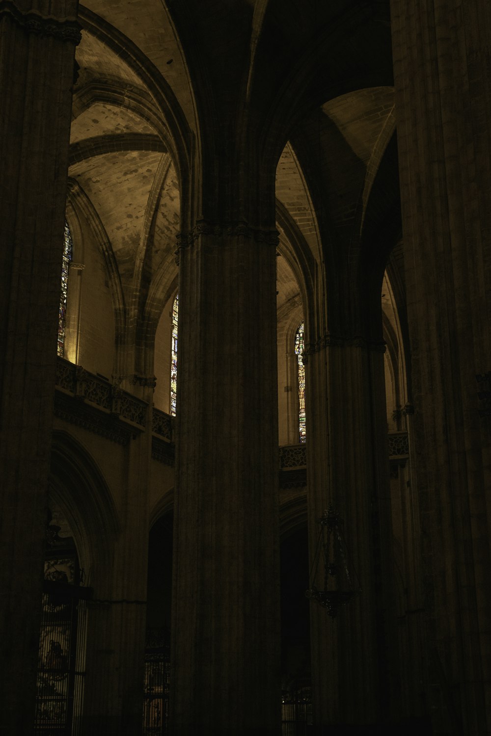 a large cathedral with tall windows