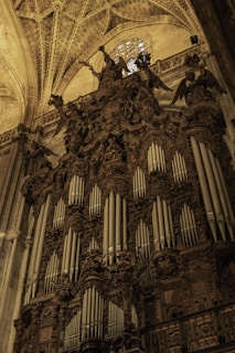 a large ornate organ