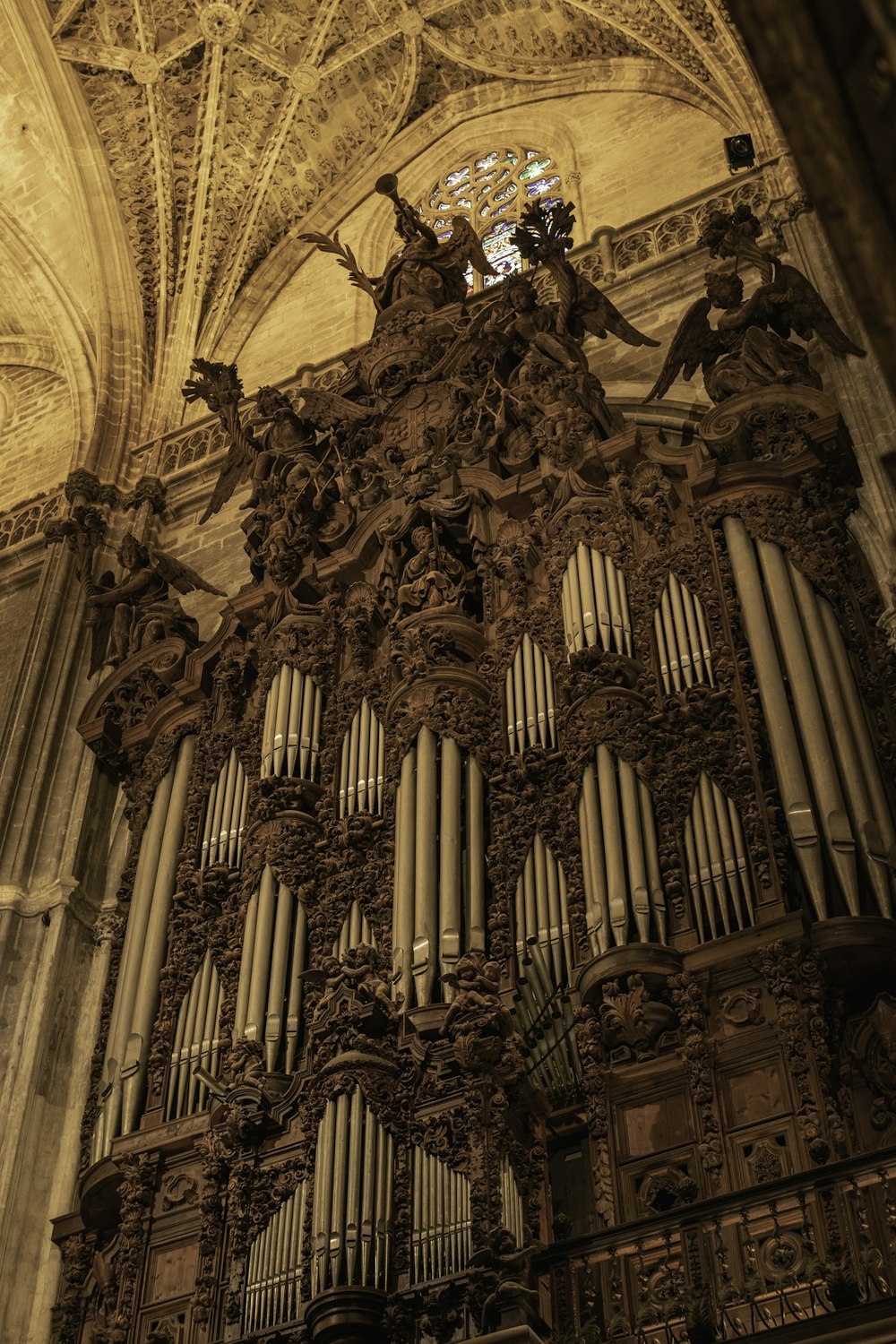 a large ornate organ