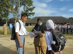 a group of people in clothing