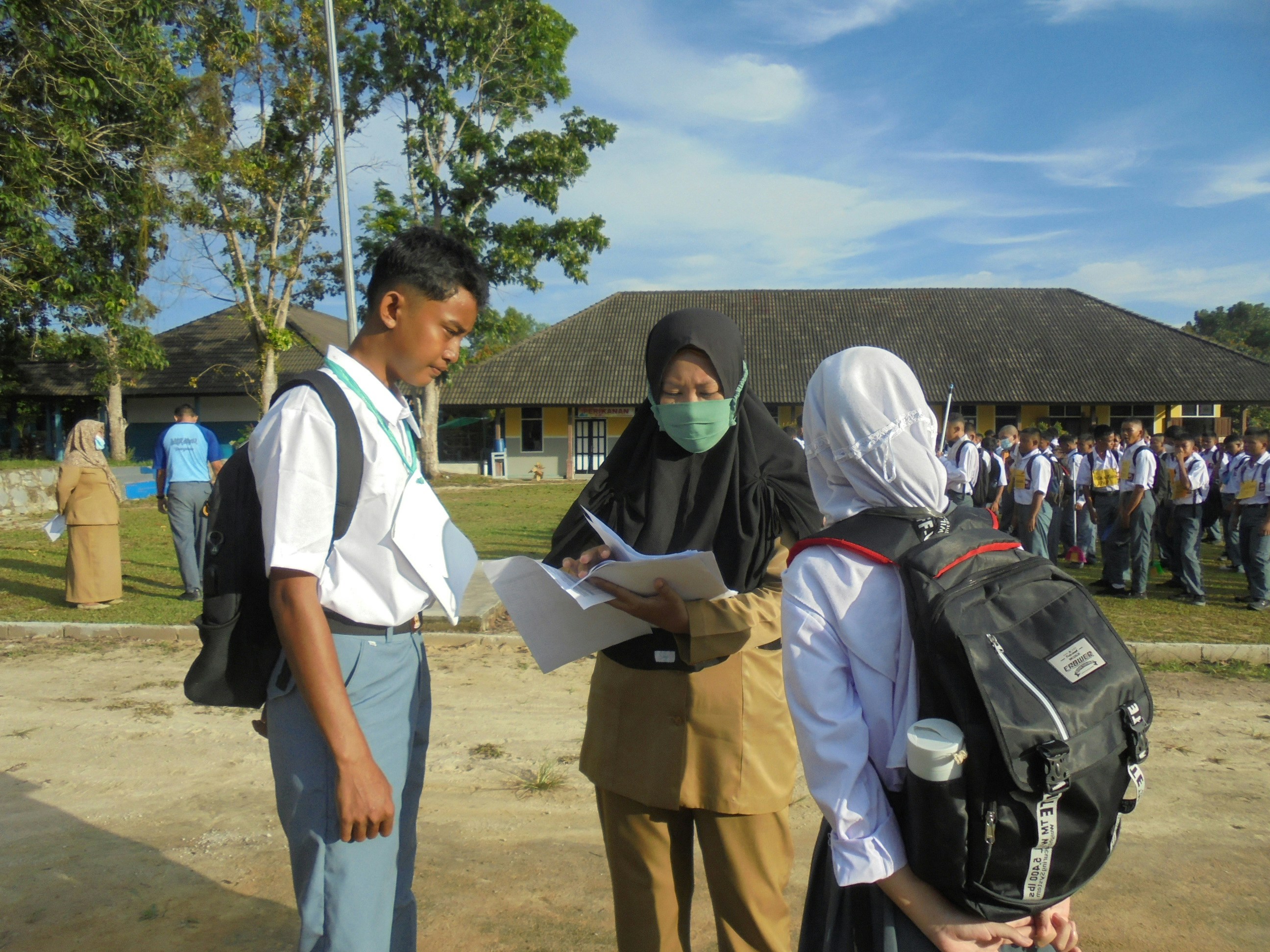 a group of people in clothing