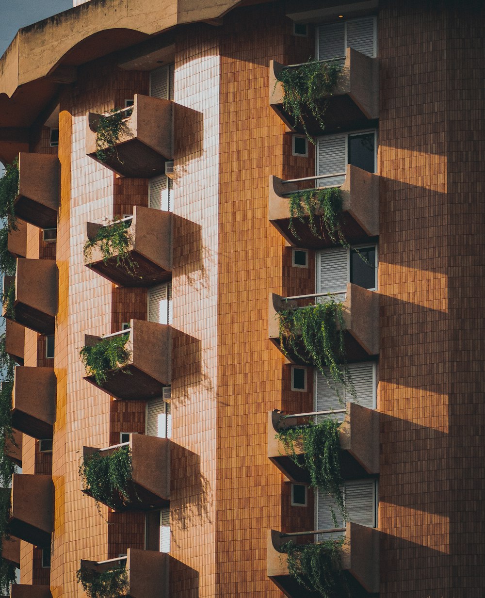 a building with a brick tower