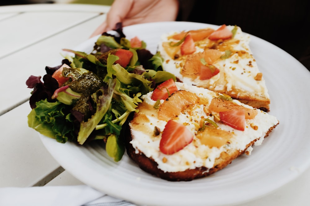 a plate of food