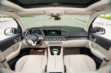 the interior of a car