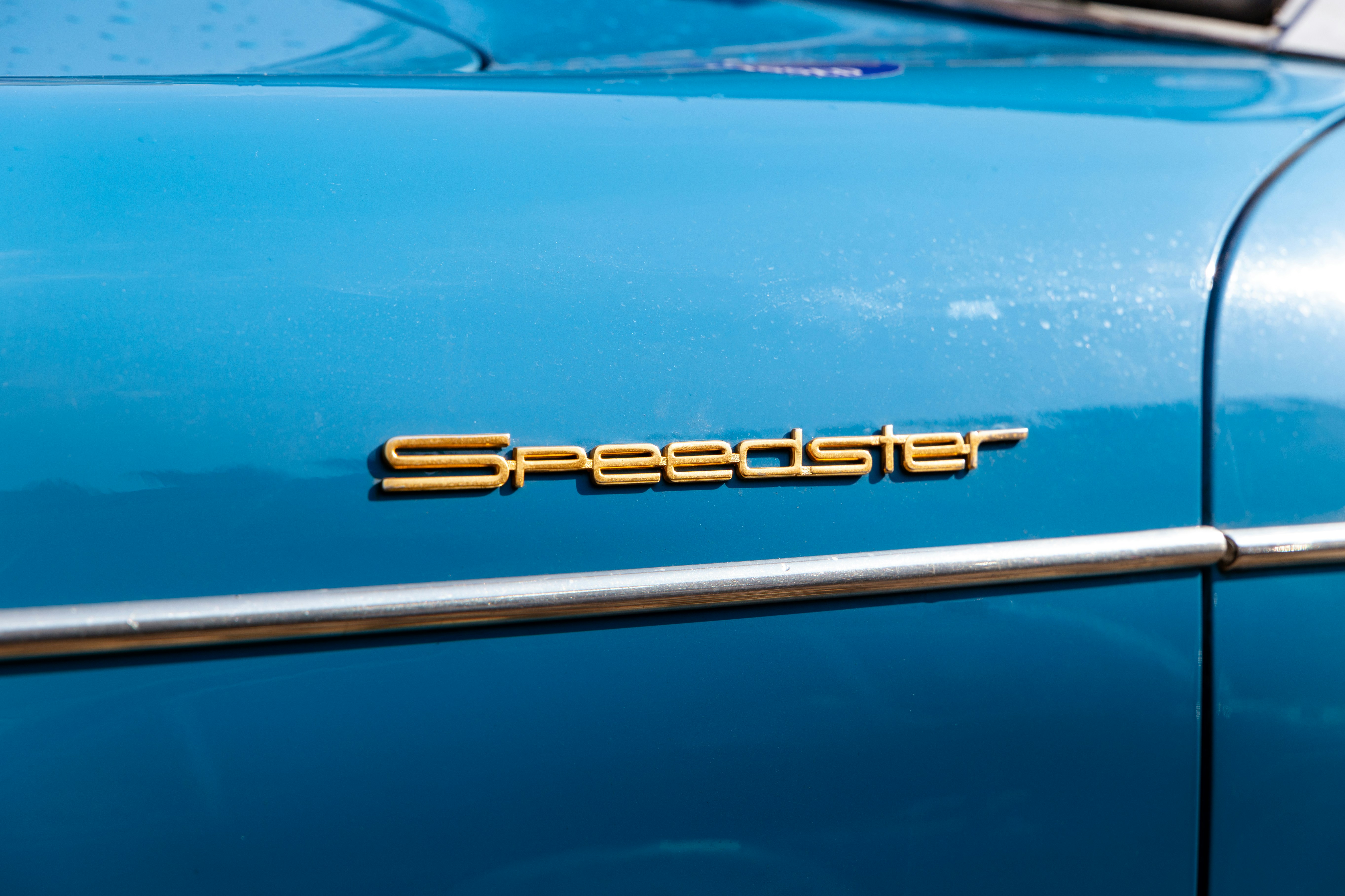 a close up of a car's license plate