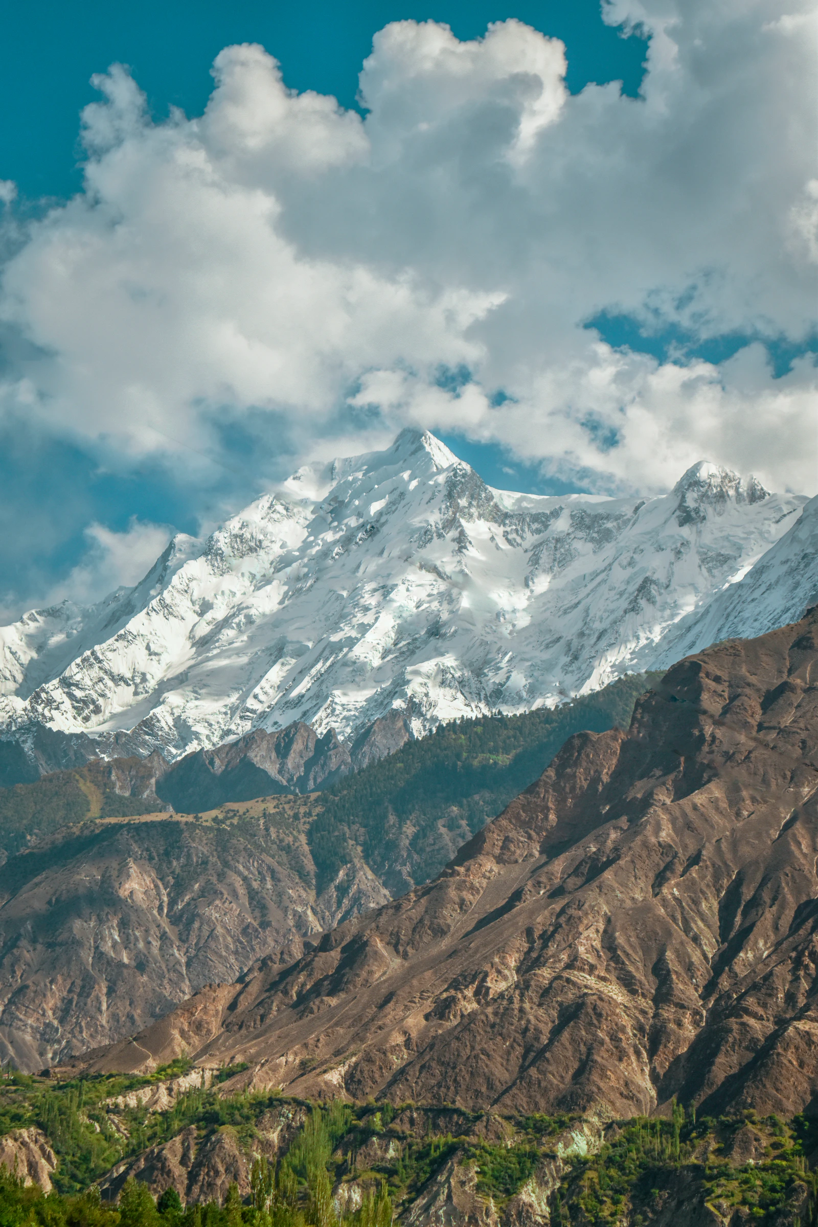 Mountain landscapes in Hunza Valley, Pakistan