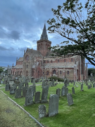 St Magnus Cathedral and cemetery, Orkney