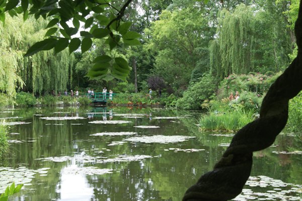 A boat among the willows — Giverny, France
