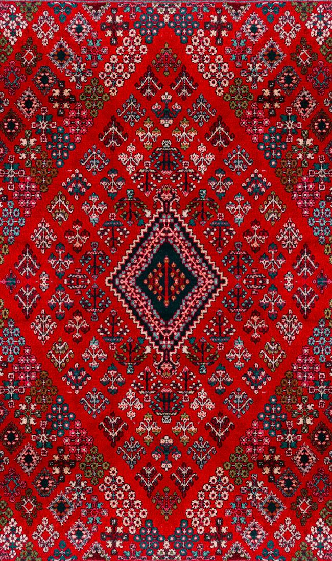 Heritage patterned carpet — illustrative sample