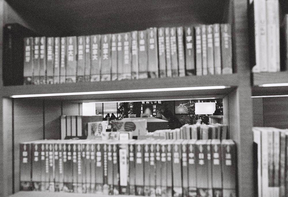 a black and white photo of a factory