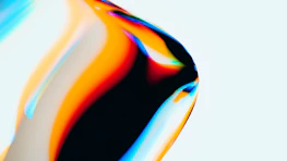 Abstract geometric patterns flowing smoothly with vibrant gradient colors and subtle animations.