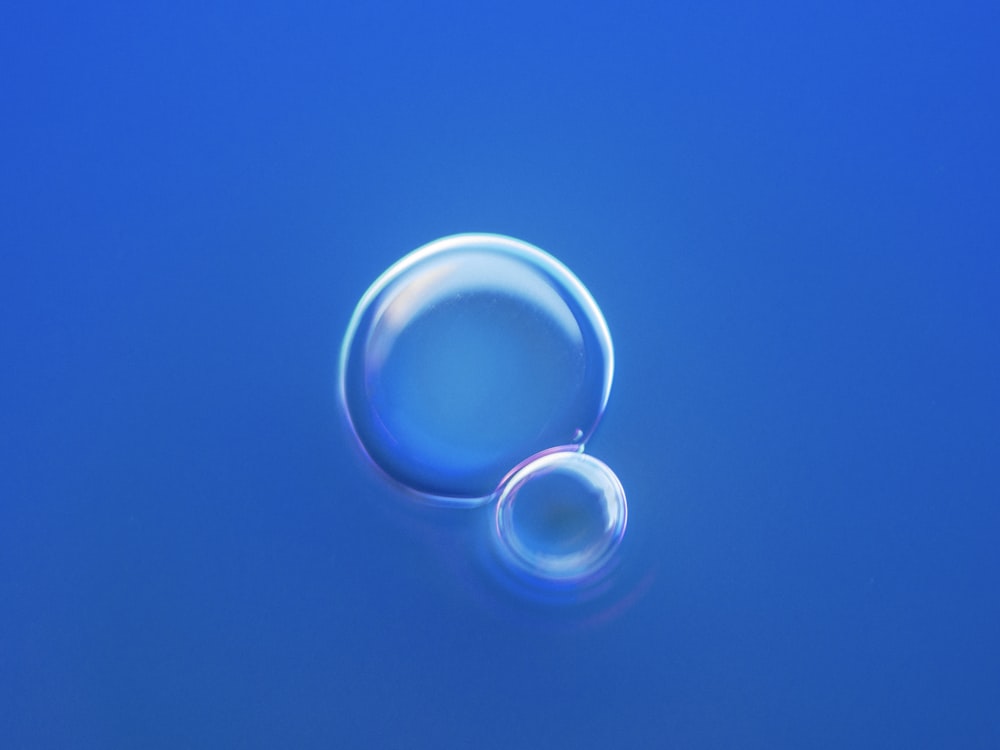 a light bulb on a blue background