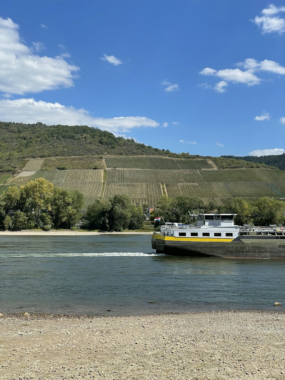 a boat on the water