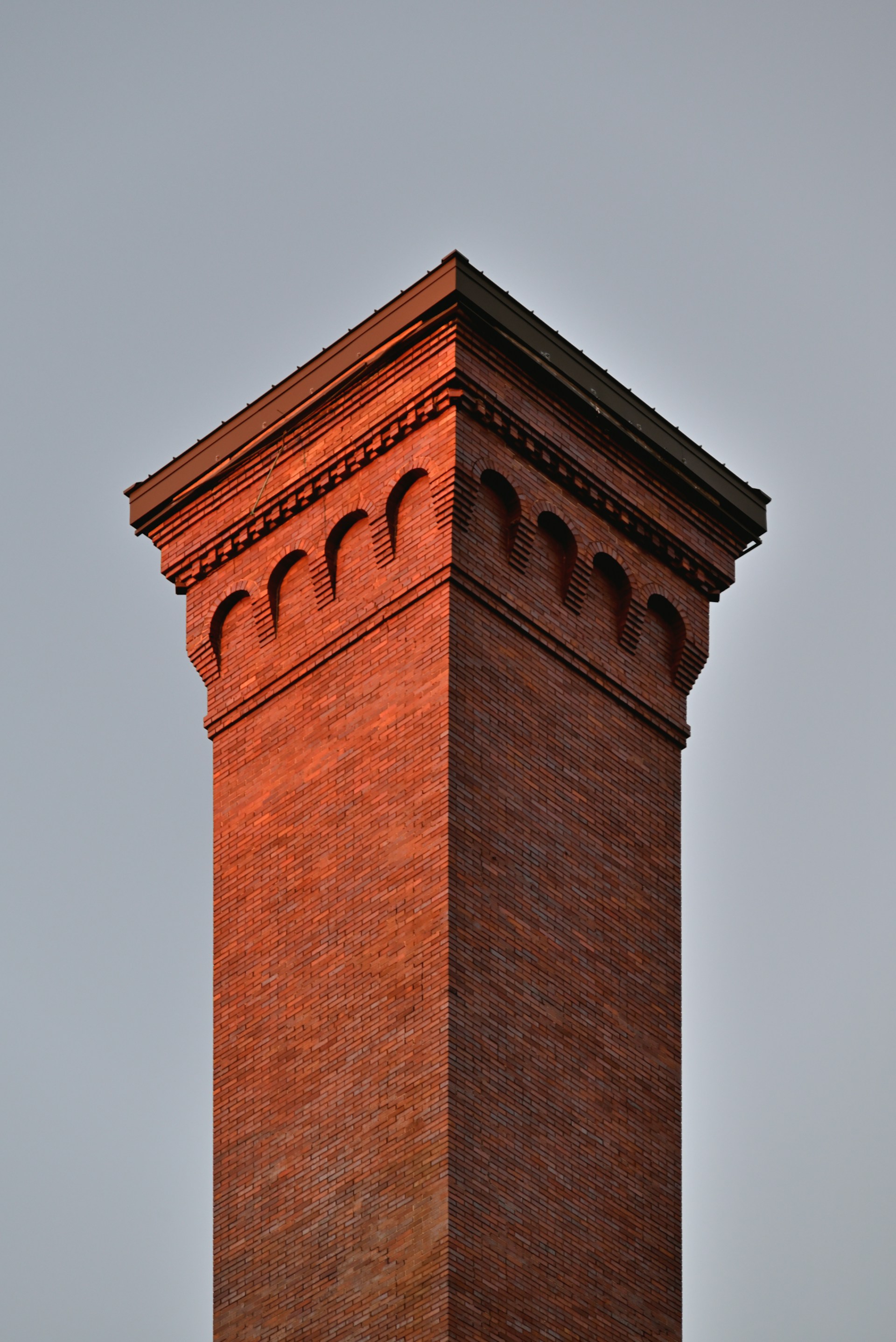 a tall brick tower