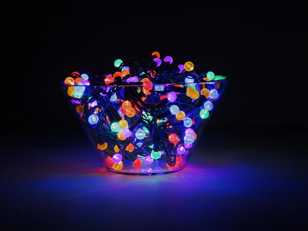 a colorfully decorated vase
