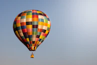 a hot air balloon in the sky