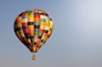 a hot air balloon in the sky