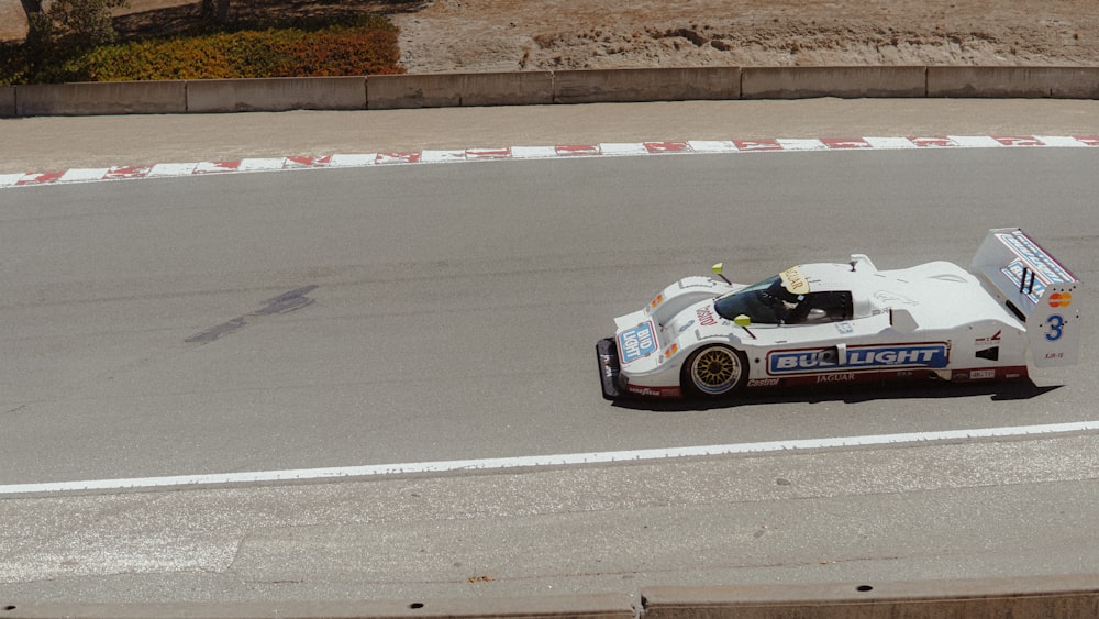 a race car on a track