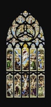 a stained glass window