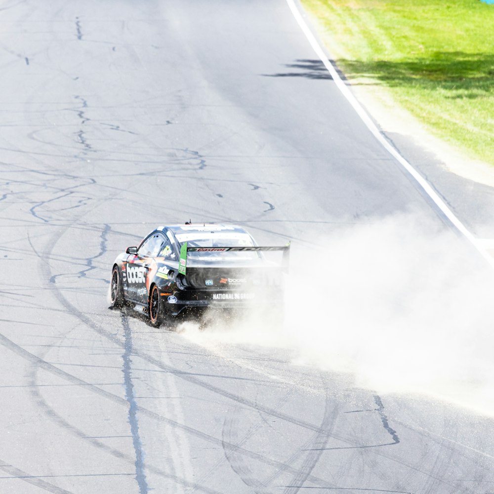 a race car on a track