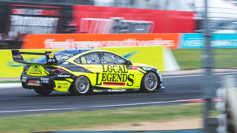 a race car on a track