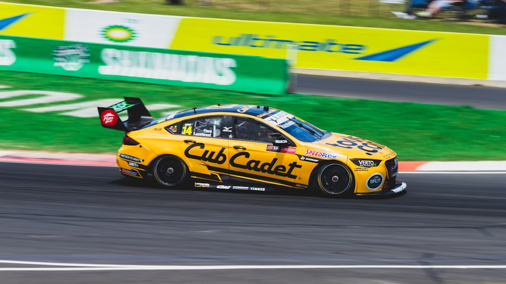 a race car on a track