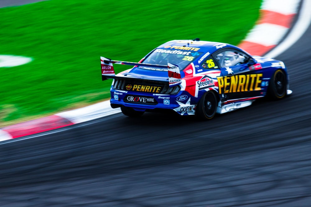 a race car on a track