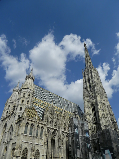 a large building with St. Stephen's Cathedral, Vienna