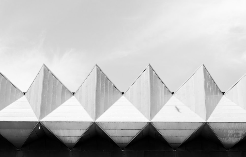 a building with a roof