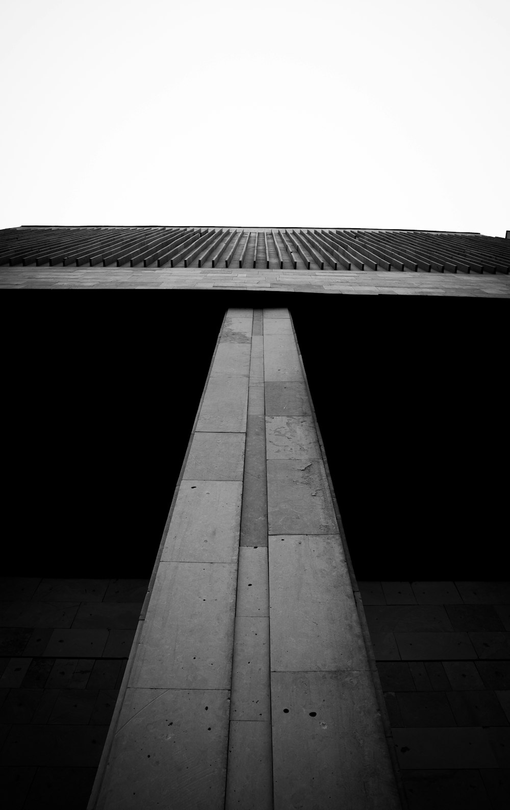 a roof with a tile roof