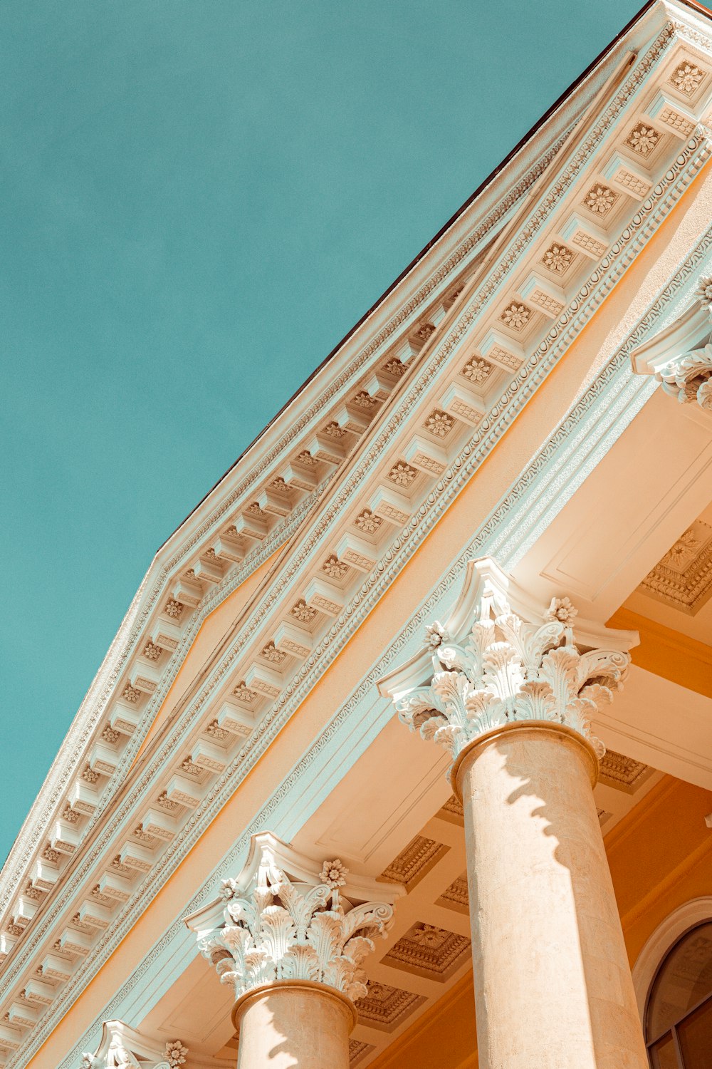 a pillar with a statue on top