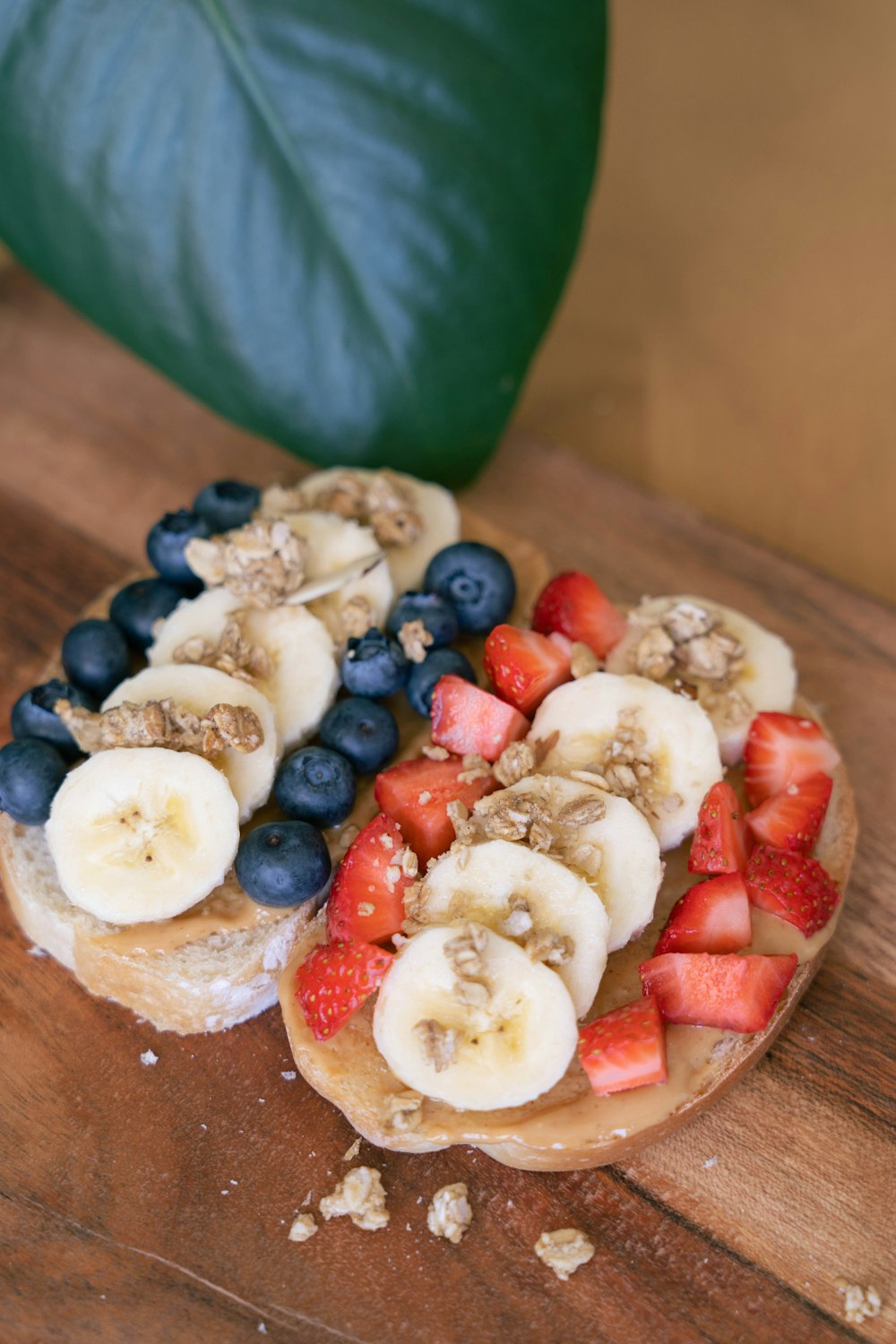 a plate of fruit