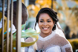 a woman smiling for the camera