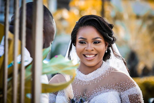 a woman smiling for the camera
