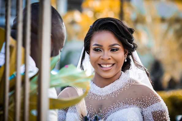 a woman smiling for the camera