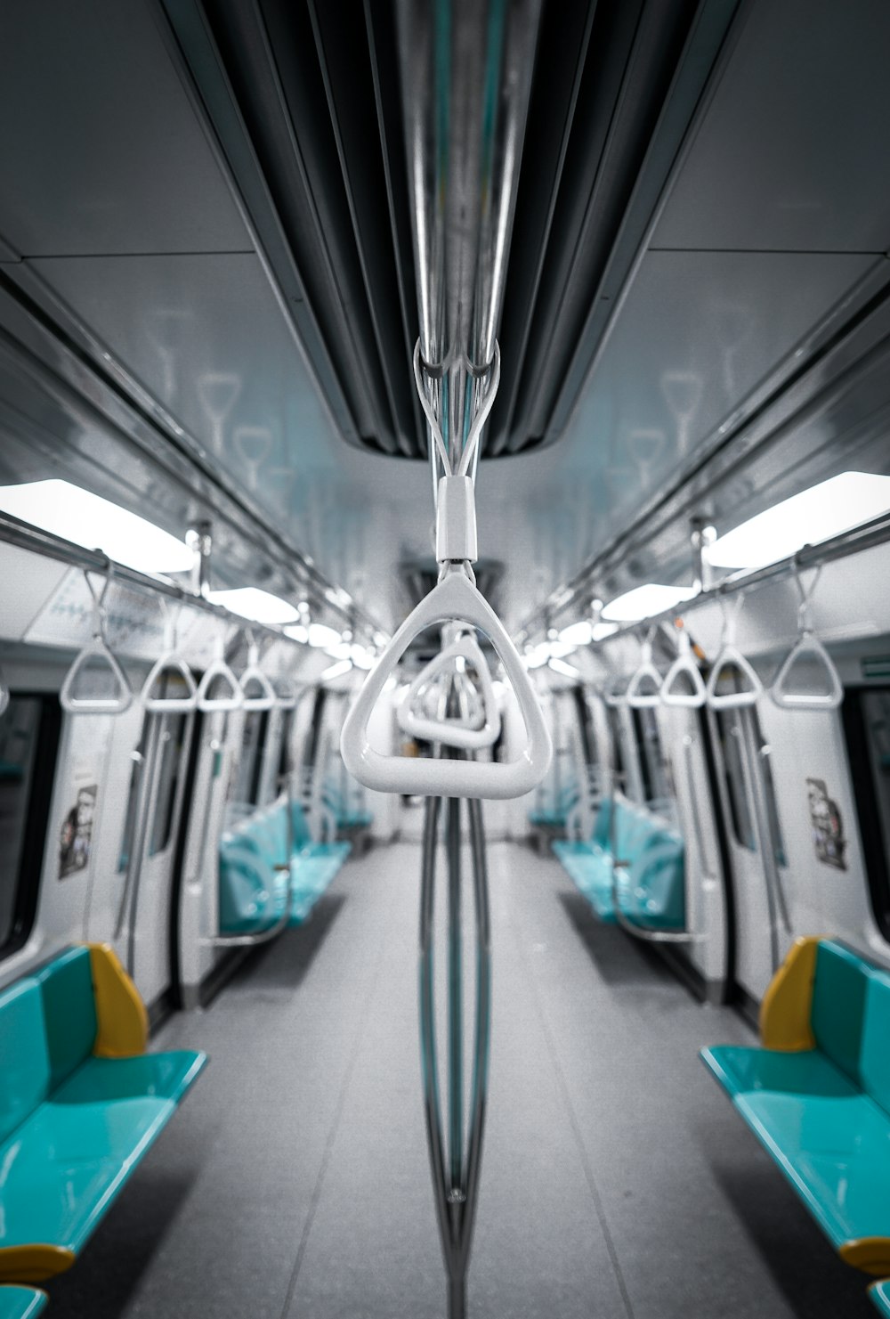 a train with a large metal object on the top