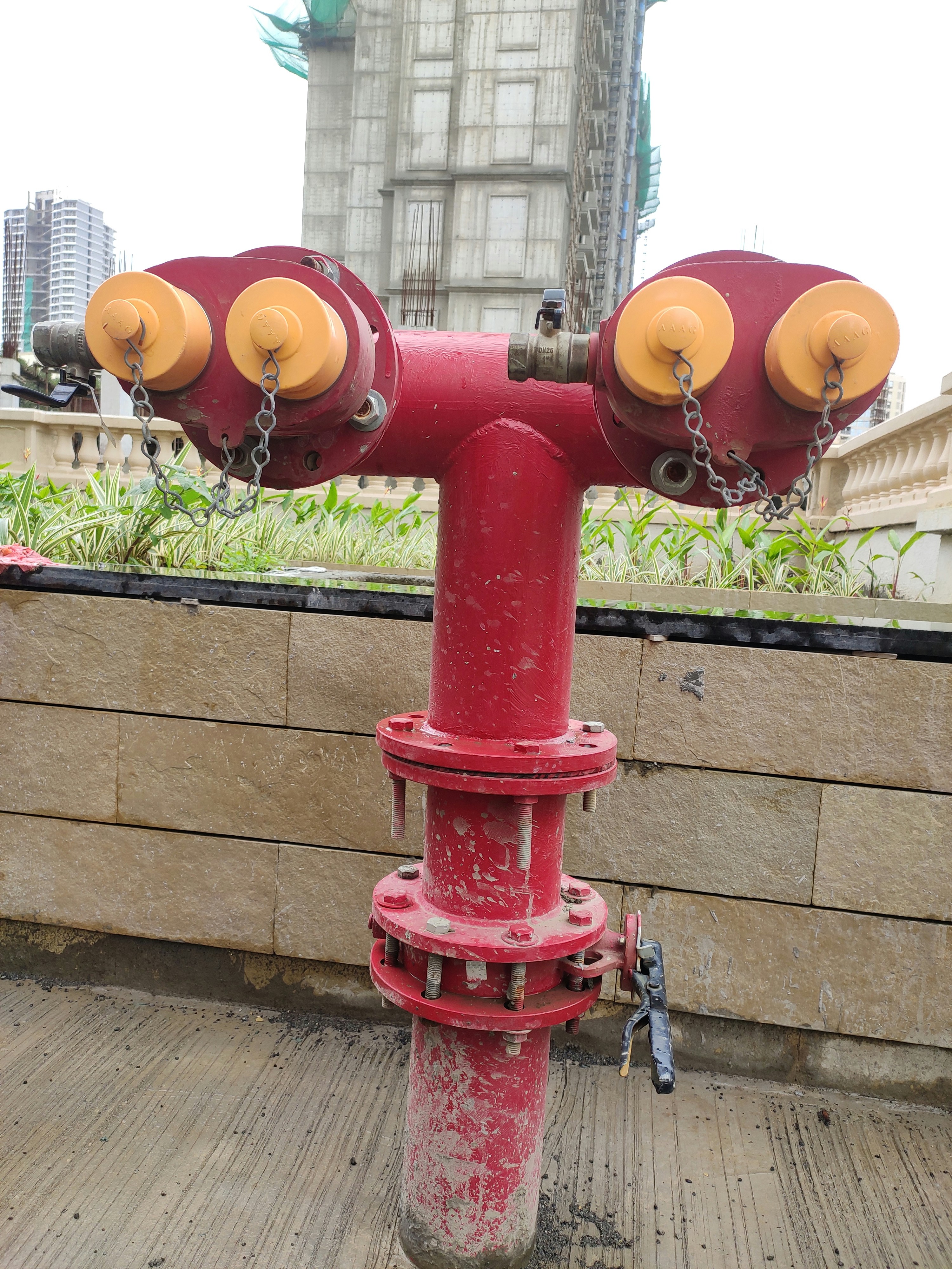 a red fire hydrant
