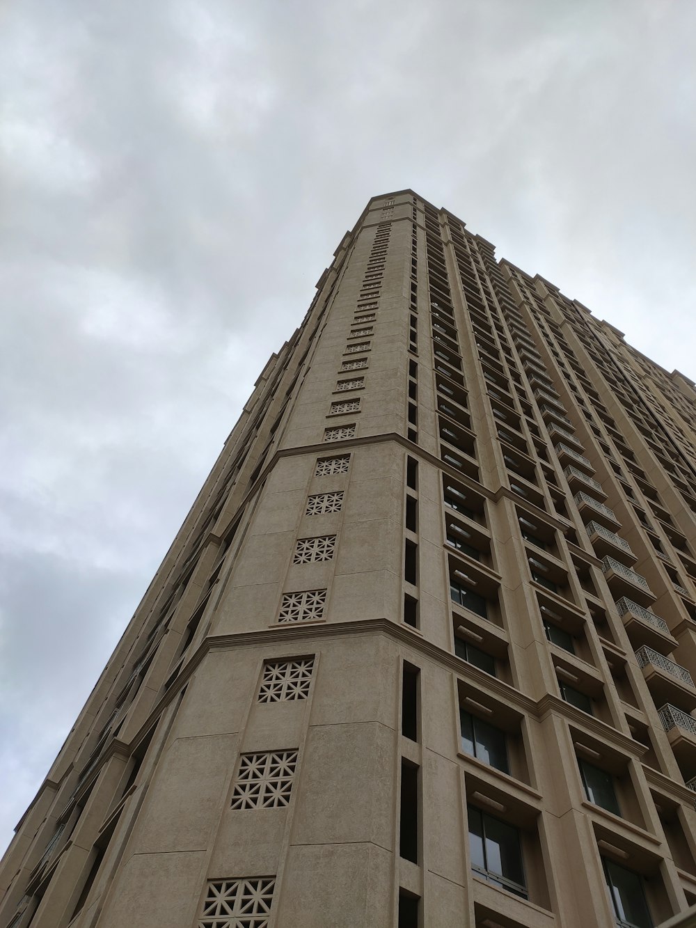 a tall building with many windows