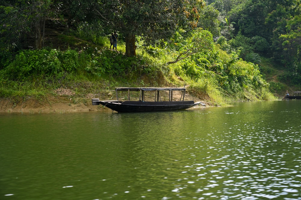 a boat in the water