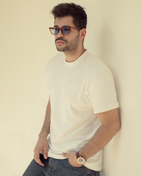 a man wearing sunglasses