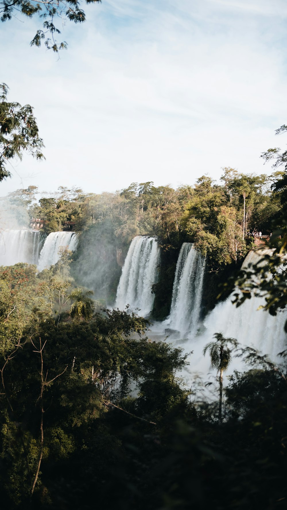 Un groupe de cascades